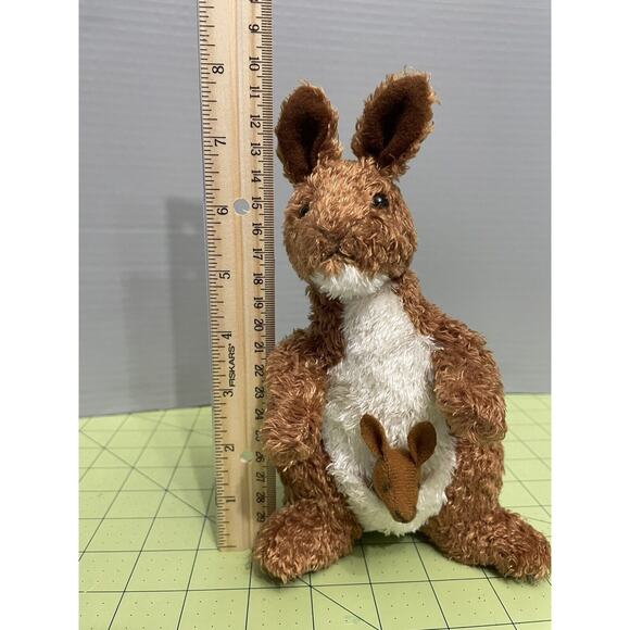 Douglas Melbourne Kangaroo Mama Baby Joey Plush Stuffed Animal Cuddle Toy 3746 - Picture 4 of 12